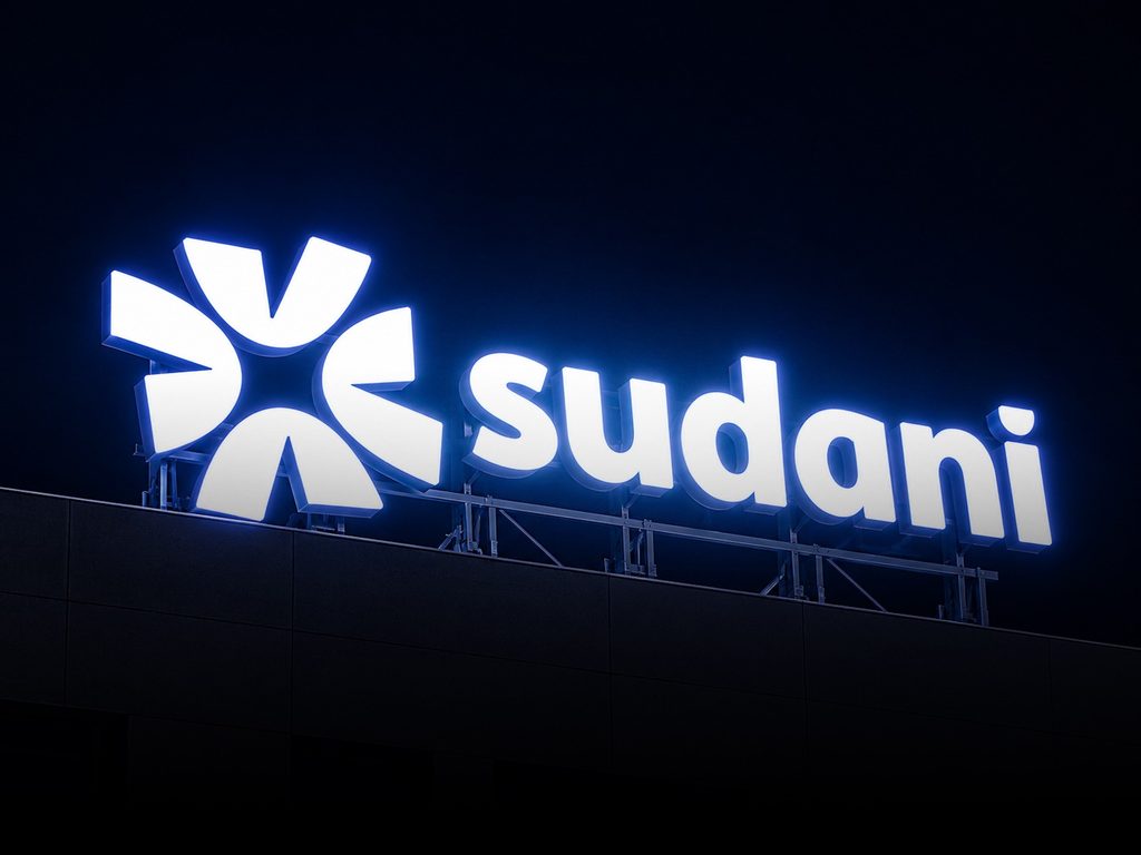 Sudani HQ LED Signage, Manshiya Tower